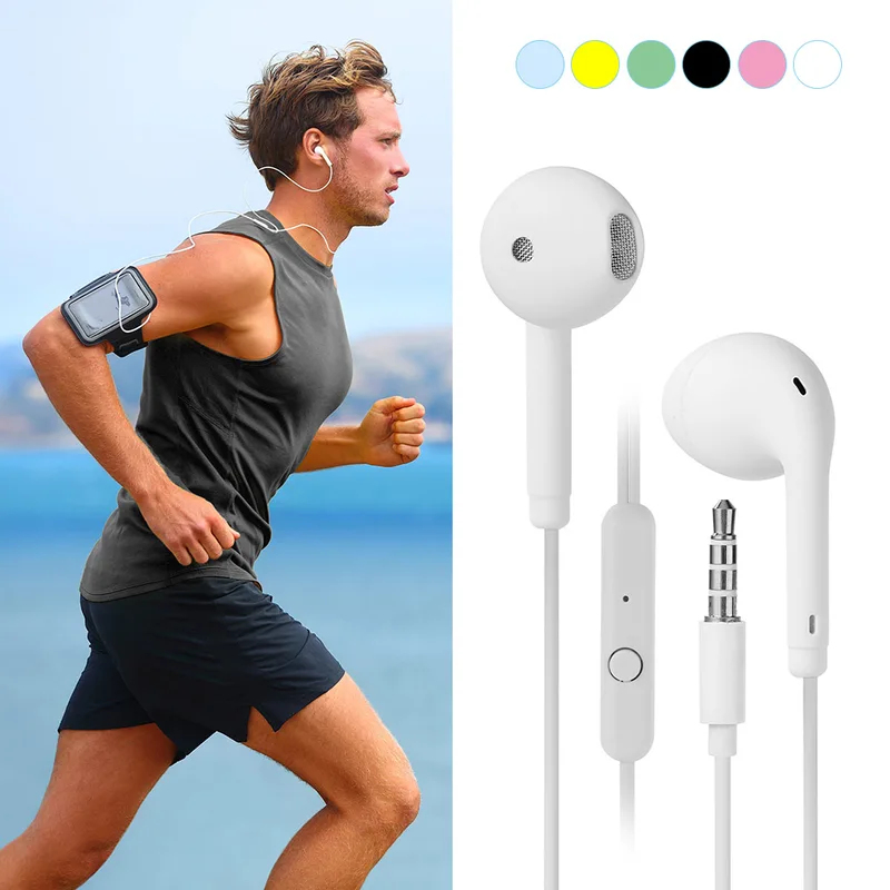 1/2/3/4 шт. универсальные стер – обзор и цена Wired Earphone Mic